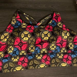 NWOT Sister of Iron Weight Plate Sports Bra